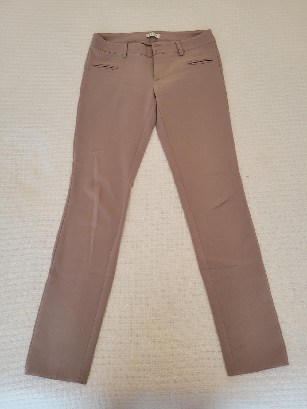 LIST Brand Mauve-Taupe Straight Leg Dress Pants
